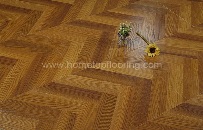 Fishbone Design Easy to clean Laminate Flooring 8343-1